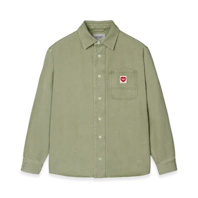 Carhartt WIP L/S Ethan Shirt "Light Thyme/Enzyme Stone Wshed"