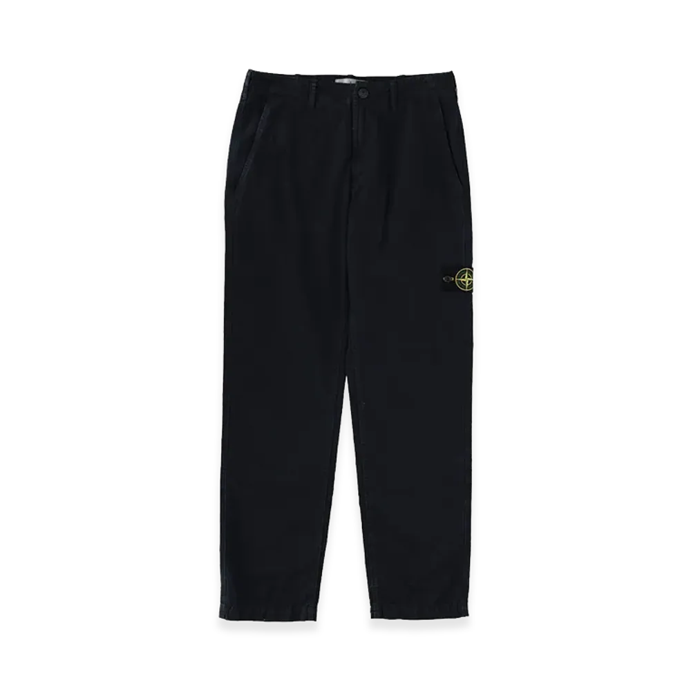 Stone Island Pants with Logo Patch "Blue"