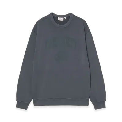 Carhartt WIP Faded Pond Corps Sweat "Deep Night(Heavy Stone Wash)"