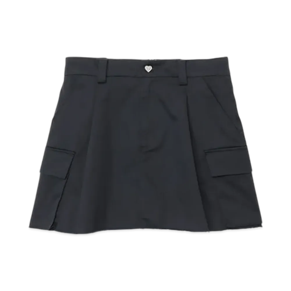 GOD ONLY KNOWS Cargo Mini Skirt "Black"