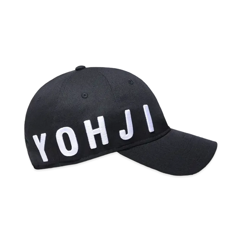 Yohji Yamamoto NEW ERA Block Typeface <YOHJI> Embroidery 9THIRTY "Black"