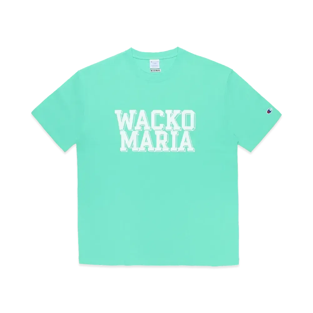 WACKO MARIA x Champion Heavy Weight T-Shirt "Light Green"