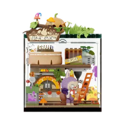 POP MART THE MONSTERS (LABUBU) Forest Secret Base Series Blocks Jam Graffiti
