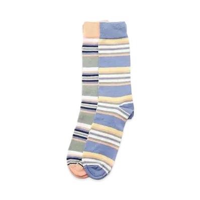 Barbour Multi Stripe Socks "Blue"