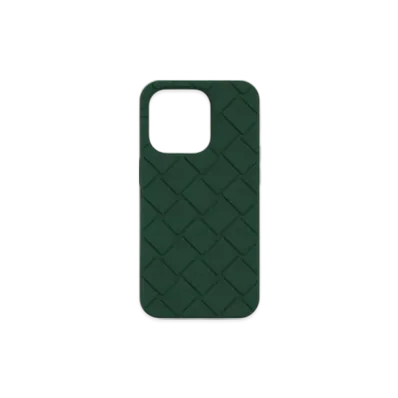 Bottega Veneta Tech Rubber iPhone 14 Pro Case "Emerald Green"