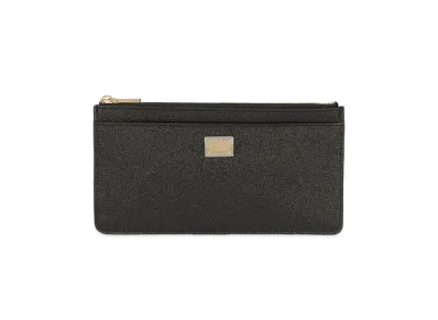 Dolce&Gabbana Card Case Large Calfskin Logo Plate "Violet"