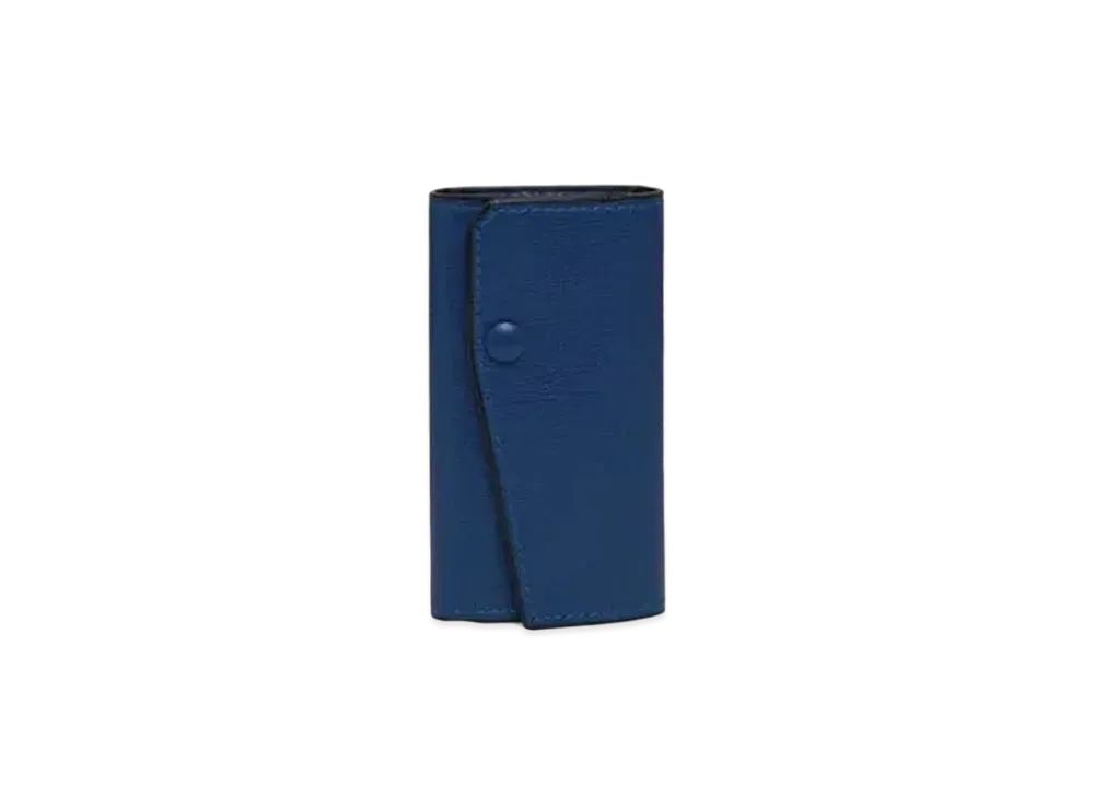 Valextra Key Holder 6 Hook "Royal Blue"