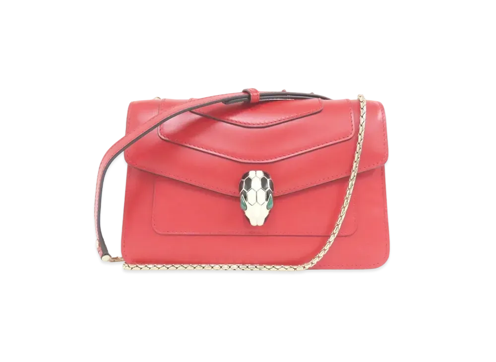 BVLGARI Serpenti Forever Crossbody Bag "Red"
