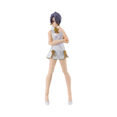 Max Factory "figma Styles" Female Body (Mika) with Mini Skirt Chinese Dress Outfit (White)