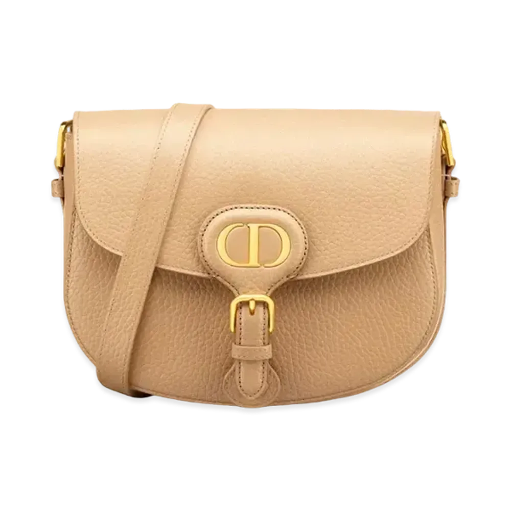 Dior Medium Dior Bobby Bag Grained Calfskin "Biscuit"