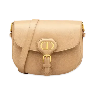 Dior Medium Dior Bobby Bag Grained Calfskin "Biscuit"