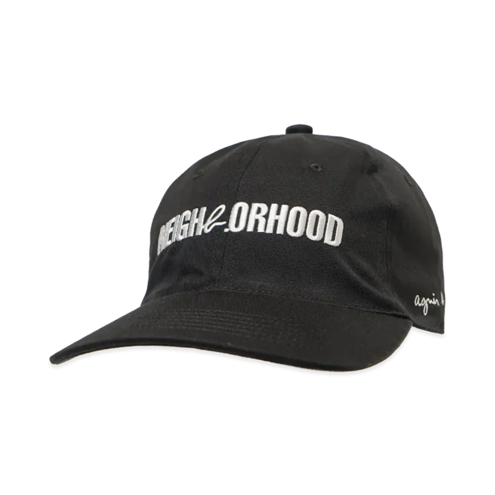 NEIGHBORHOOD x agnes b. Baseball Cap "Black"