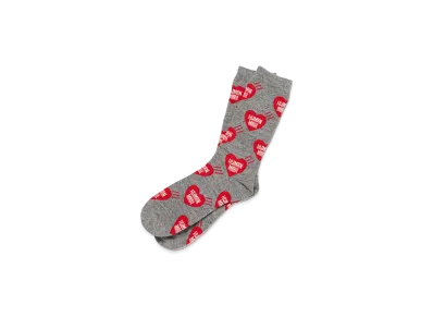 HUMAN MADE Heart Socks "Gray"