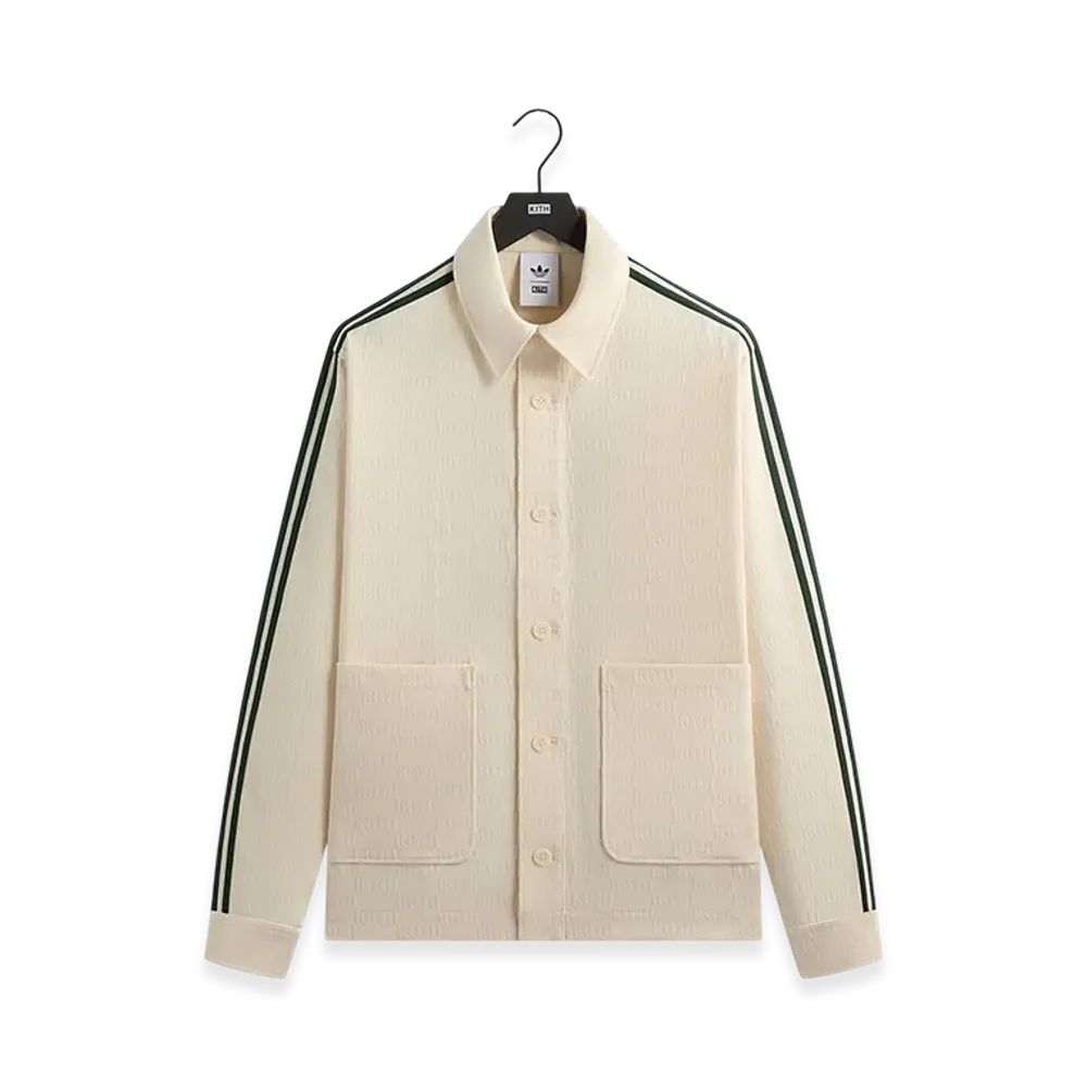 Kith x adidas Football Monogram Jacket "Sandrift"