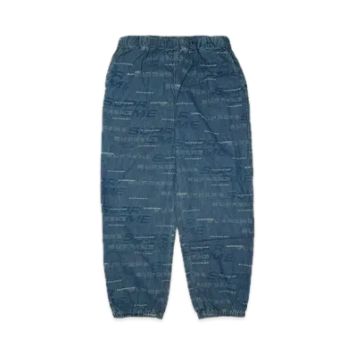 Supreme Dimensions Logo Denim Skate Pant "Blue"