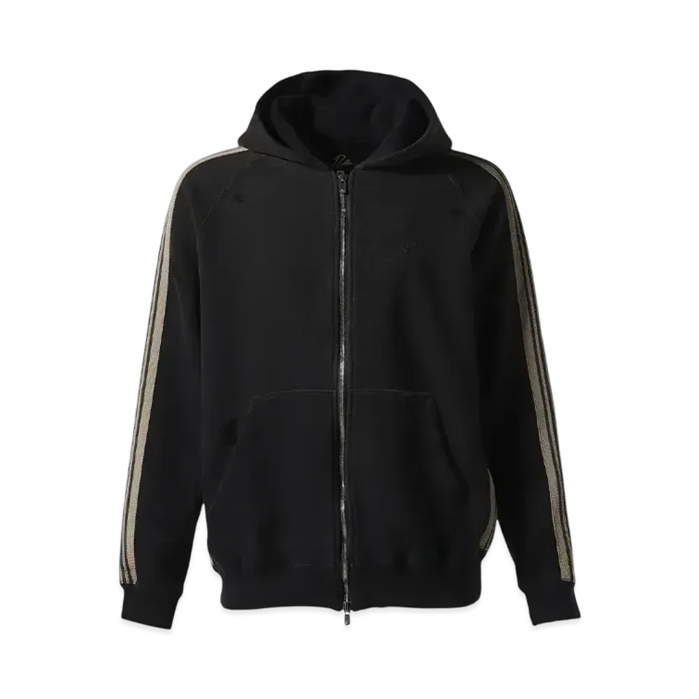 NEEDLES x NUBIAN Zipped Track Hoody - Cotton Jersey "Black"