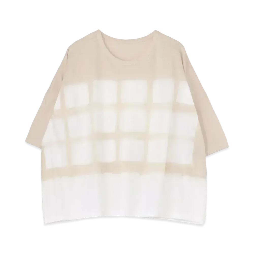 Yohji Yamamoto Y's STRONG TWIST BOARD DYE BIG T "Beige"