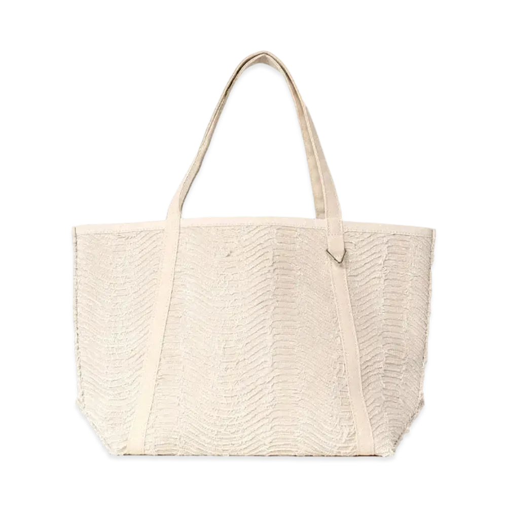 Maison MIHARA YASUHIRO Wave OX Tote Bag "White"