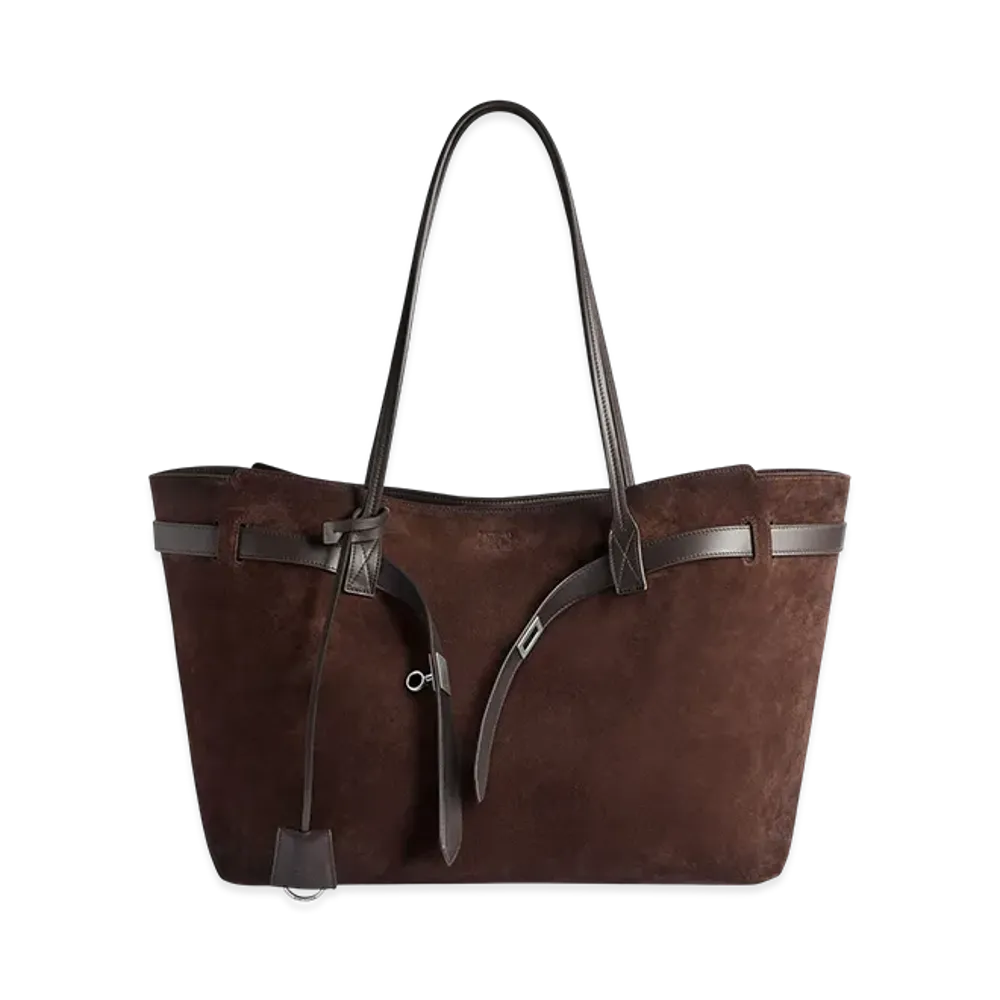 BALENCIAGA Bel Air Tote Bag Large "Light Espresso"