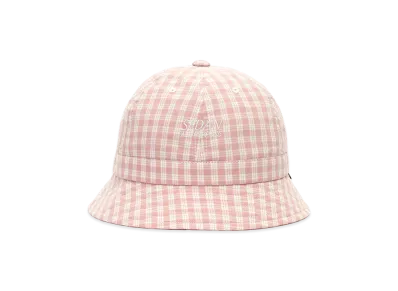SEDAN ALL-PURPOSE Classic Plaid Bell Hat "Pink"