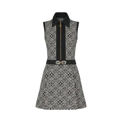 Louis Vuitton Since 1854 Fit and Flare Mini Dress ”Noir”