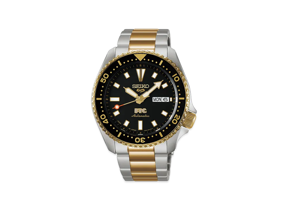 SEIKO x FTC 5 Sports SKX Series "Black/Silver"