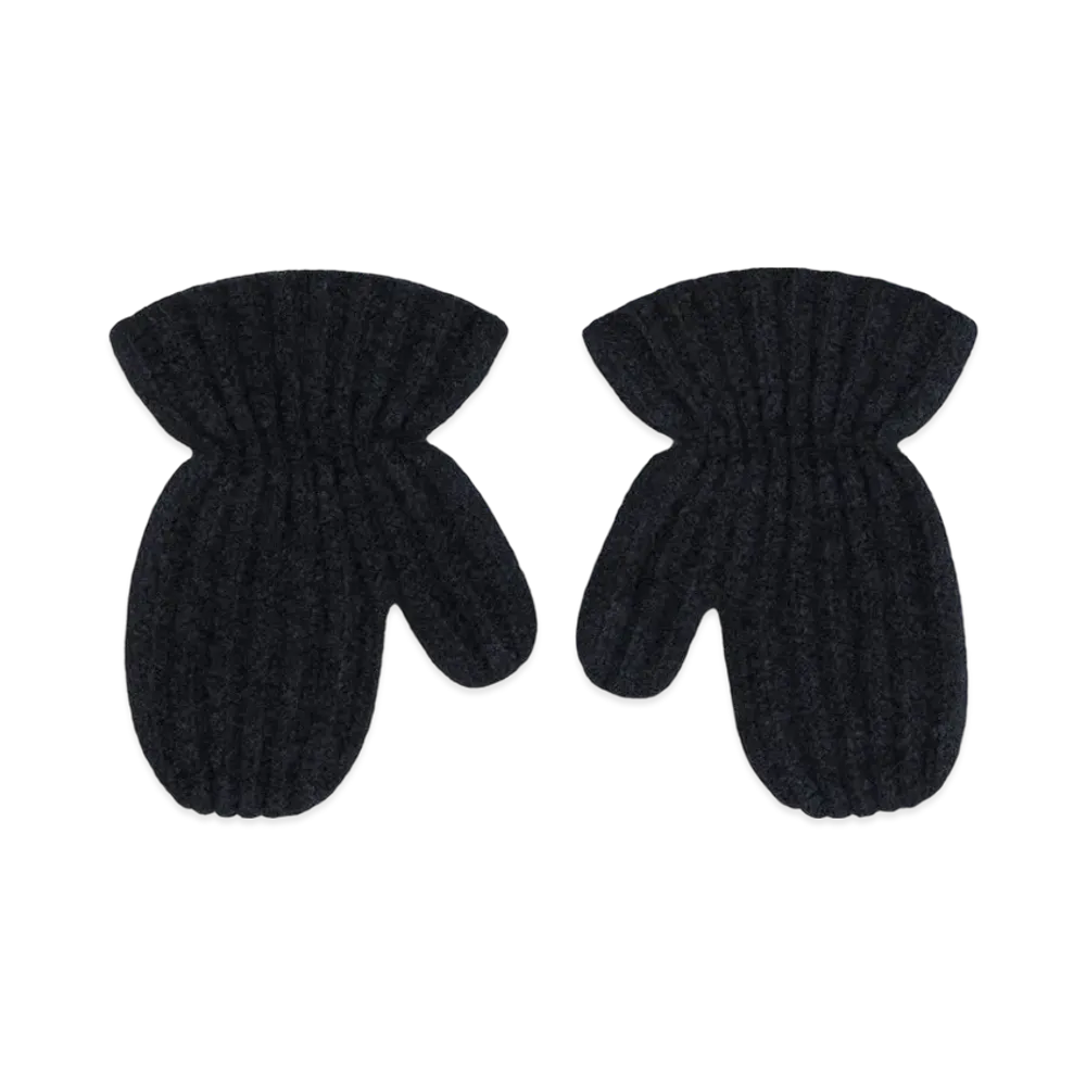 Maison Margiela Felted Wool Mittens "Black"