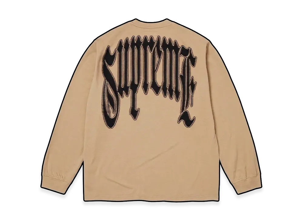 Supreme Intarsia L/S Top "Tan"