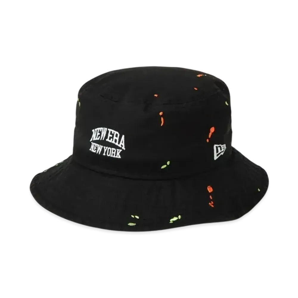 NEW ERA Kid's Bucket 01 Splash Embroidery New Era New York "Black"