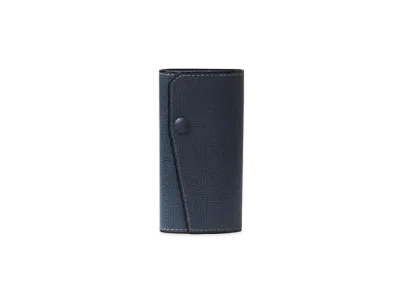 Valextra Key Holder 6 Hook "Navy"