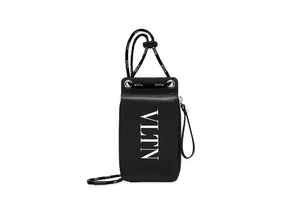 Valentino VLTN Neck Strap Wallet "Black"
