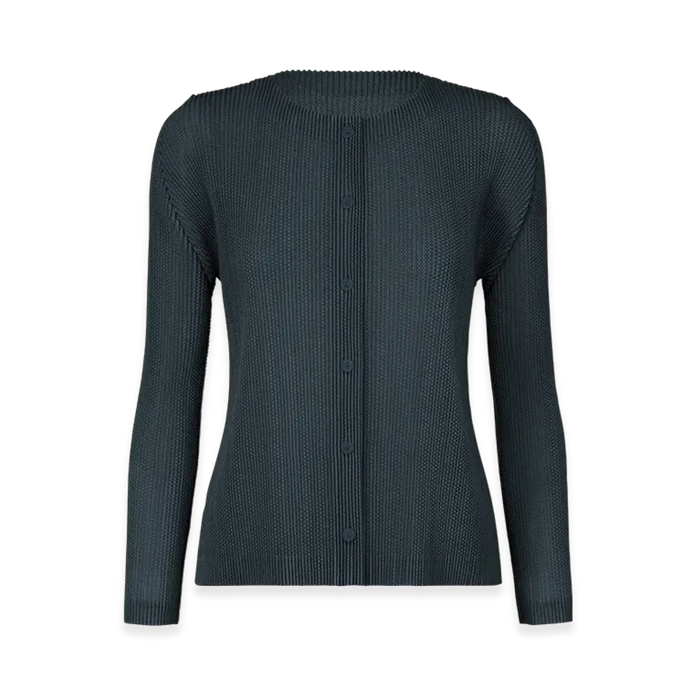 PLEATS PLEASE ISSEY MIYAKE Tatami April "Grayish Navy"