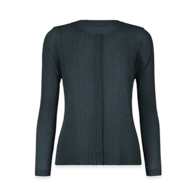 PLEATS PLEASE ISSEY MIYAKE Tatami April "Grayish Navy"