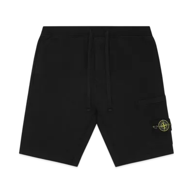 Stone Island 64651 Fleece Bermuda Shorts - 22SS "Black"