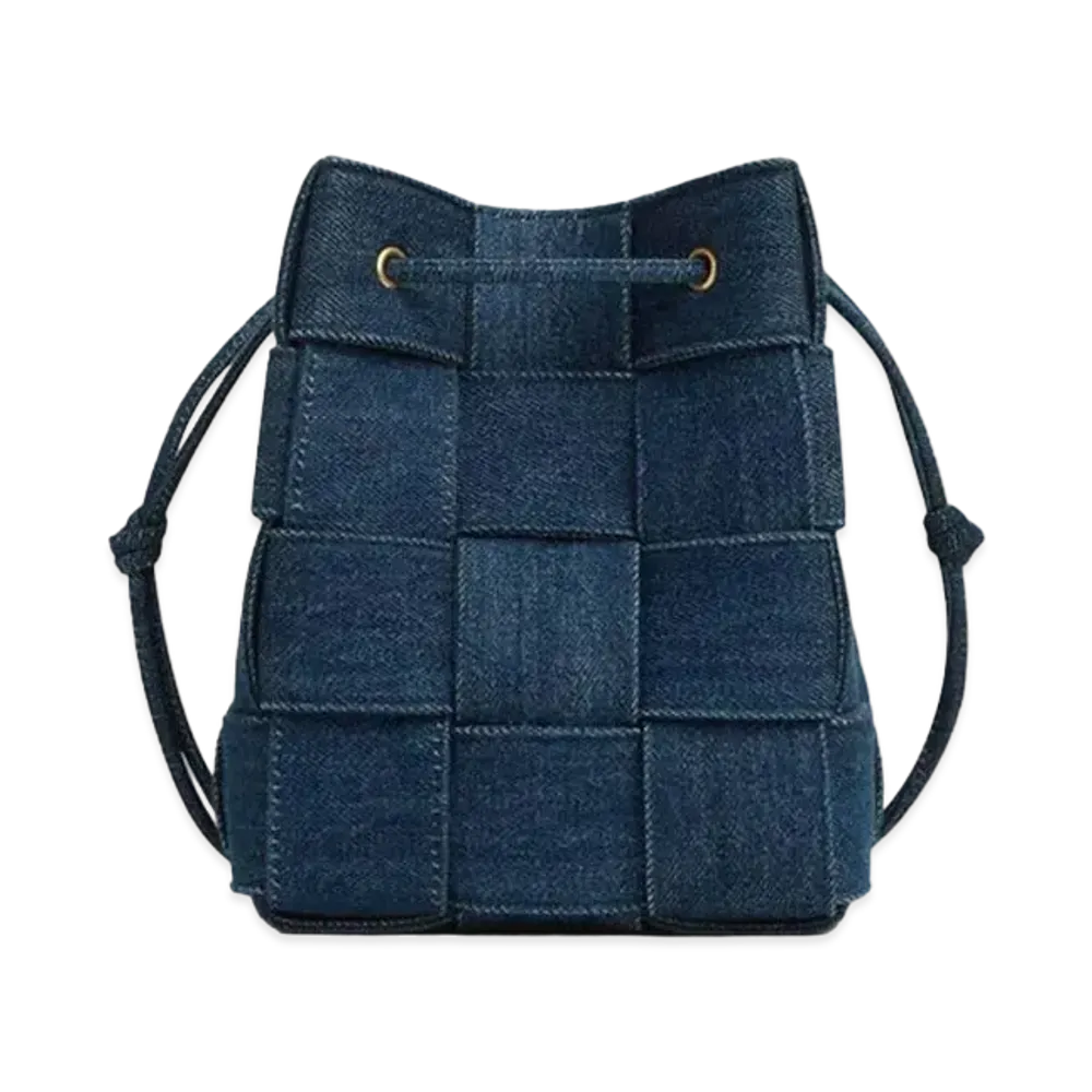 Bottega Veneta Small Cassette Cross Body Bag "Indigo"