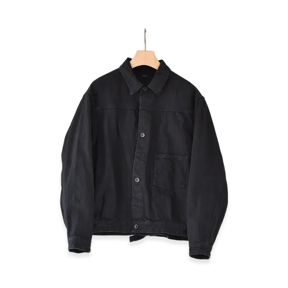 COMOLI Denim Jacket "Black"