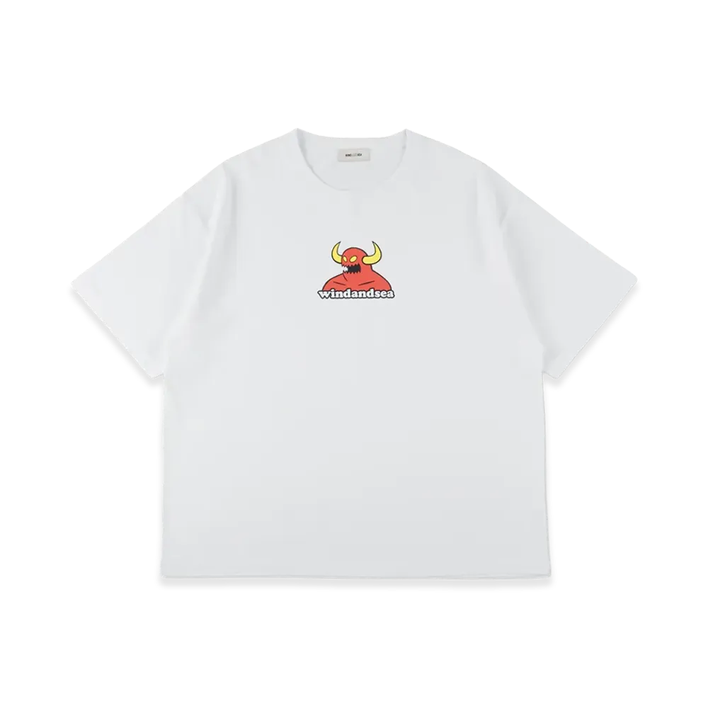 WIND AND SEA x Toy Machine Toymonster Tee "White"