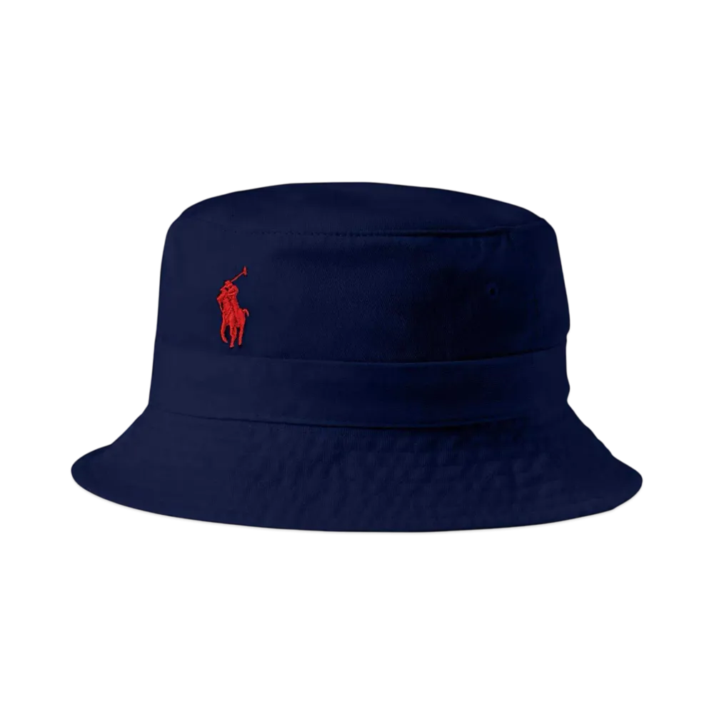 Polo Ralph Lauren Cotton Bucket Hat "Navy"