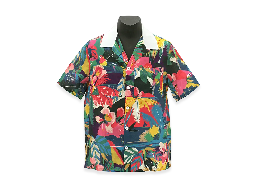 Valentino Tropical Print Aloha Shirt "Multicolor"