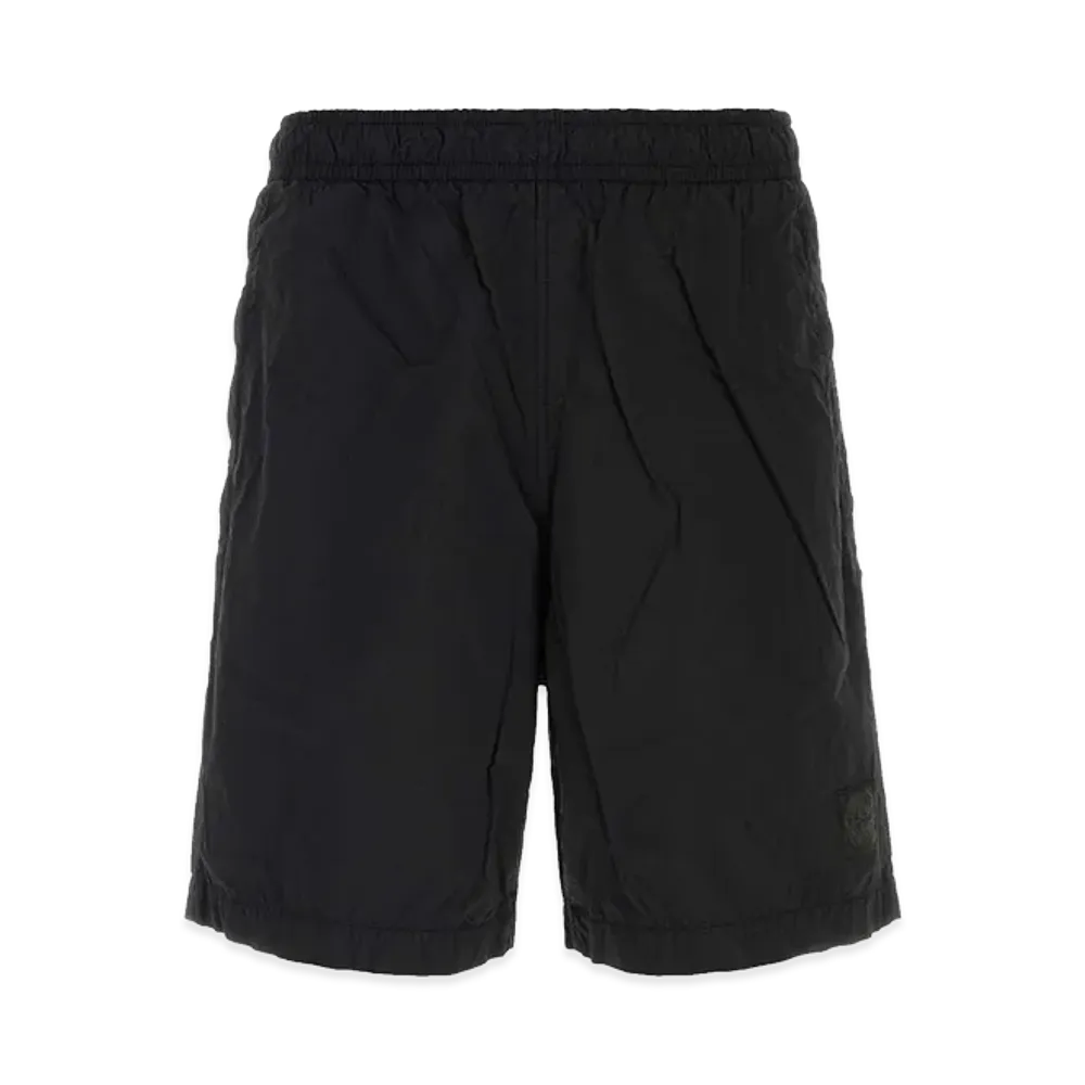 Stone Island Nylon Bermuda Shorts "Black"