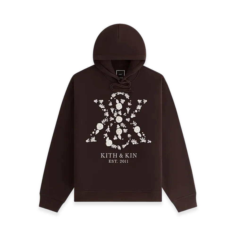 Kith Women Maverick Pearl Crest Hoodie "Incognito"