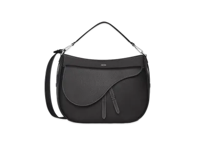 Dior Saddle Soft Bag Grained Calfskin "Black"