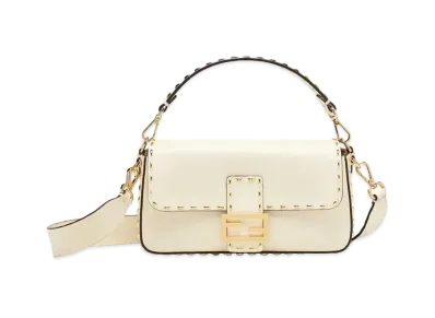 FENDI Baguette Leather Bag "White"