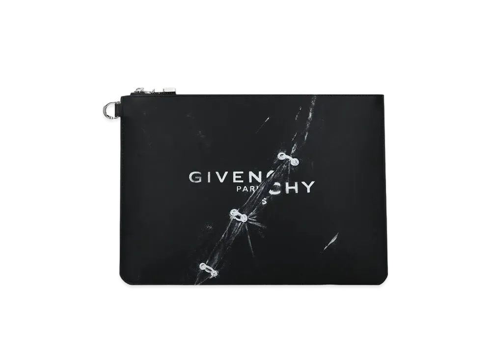 GIVENCHY Trompe LCEil Large Pouch in Leather "Black"