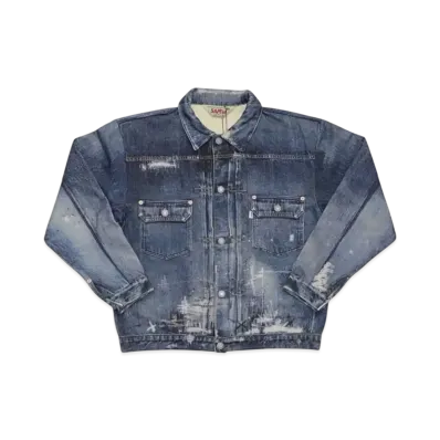 SAPEur Kid's Lot.5067XX Sweat Jacket "Indigo"