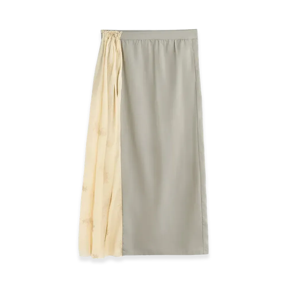 OUR LEGACY Women's Beach Skirt "Willow Grey Softflow Tencel"