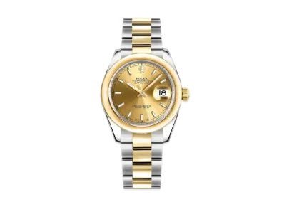 ROLEX Datejust "Champagne/Stainless Steel/Yellow Gold"