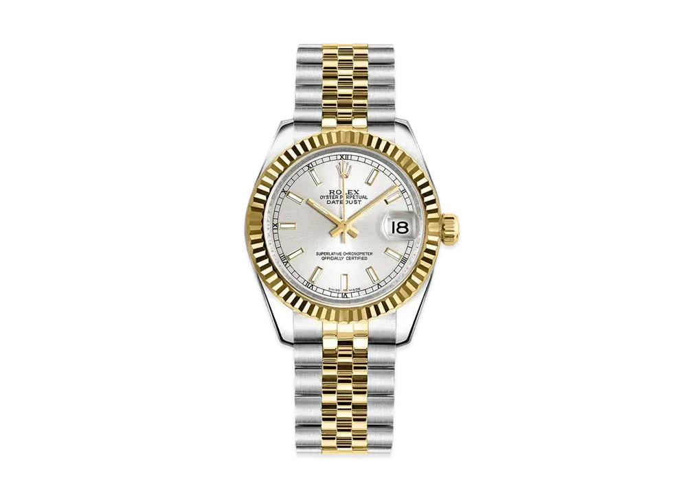 ROLEX Datejust "Silver/Stainless Steel/Yellow Gold"