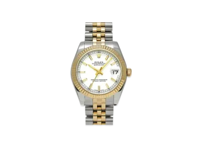 ROLEX Datejust "White/Stainless Steel/Yellow Gold"