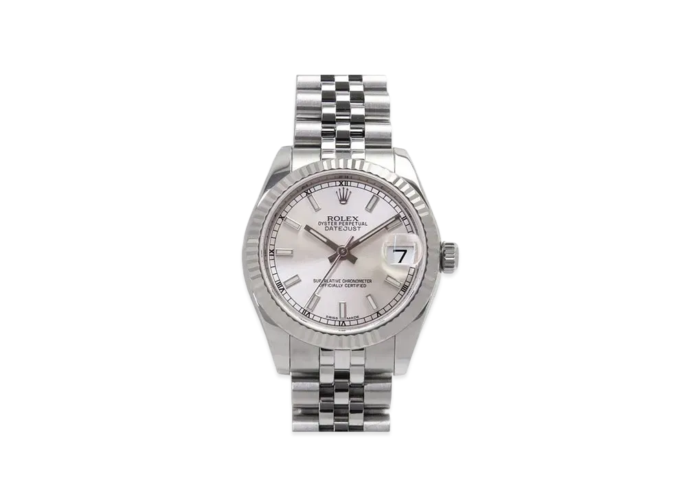 ROLEX Datejust "Silver/Stainless Steel/White Gold"